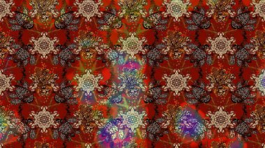 Güzel suluboya yaz çiçekleri deseni..