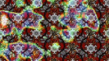 Vadinin çiçekleri gri ve kahverengi renklerde. Raster çiçek desenleri çiziyor..