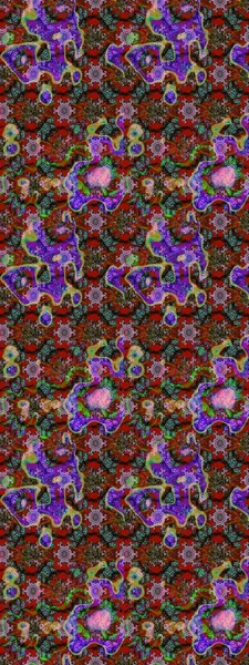 Çiçekler suluboya tarzında kırmızı ve kahverengi renklerde. Kırmızı ve kahverengi renkte çiçekler olan çiçek deseni çiz.