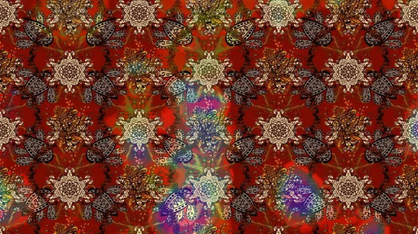 Güzel suluboya yaz çiçekleri deseni..