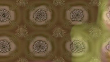 Renkli unsurlarla hareketli arka plan görüntüleri. Çiçekler. Eski model. Bayrak tarzı. Video kaydı. Şablon. Döngü. Kusursuz..