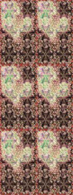 Çiçek arkaplanlı soyut zarafet eskiz deseni. Raster Güzel kumaş deseni.