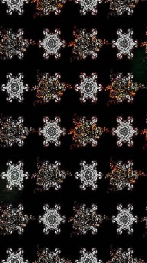 Tekstil, kumaş, kapaklar, duvar kağıtları, baskı, naylon, koleksiyon defteri, örgü, dekupaj için güzel bir eskiz. Millefleur 'lar. Küçük siyah çiçekli oldukça eski bir besin torbası deseni..