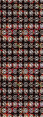 Raster çiçek desenli çiçek deseni, yapraklar, dekoratif elementler, sıçrama, lekeler, el çizimi kontur çizgileri ve Doodle çizim stili, grafik raster çizim çizimi.