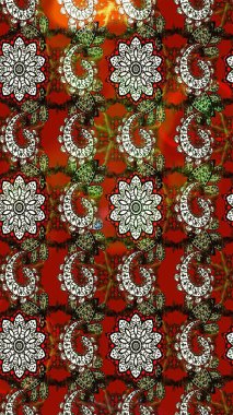 Küçük çiçekte güzel bir çiçek deseni var. Raster deseni. Çiçekli çiçek deseni, suluboya..