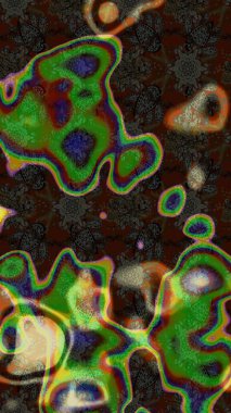 Doğum günü kartı ya da düğün davetiyesi. Kahverengi ve yeşil renklerde. Çiçekli tebrik kartı. Çiçek arkaplan. Suluboya çiçek buketi. Raster illüstrasyonu.