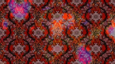 Etnik Mandala süsleme. Kullanılabilir Tekstil, tebrik kartı, boyama kitabı, telefon durumda yazdırma için. Raster kına dövme tarzı. Hint çiçek desenli madalyon desen.