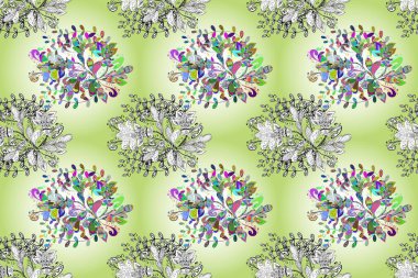 Kına tarzı. Tebrik kartı geçmişi, boyama kitabı, arkaplan ve tekstil için kullanılabilir. Etnik Mandala havlusu. Sınır Kızılderili çiçekli paisley patten. Kusursuz süs izi..