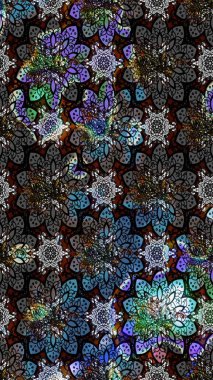 Flower eskiz arka planı. Raster illüstrasyonu. Şatafatlı bahar bahçesi dokusu. Çiçek deseni.