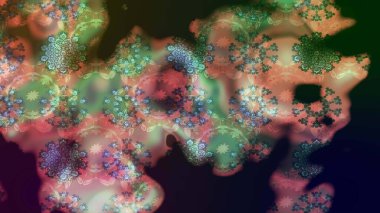 Raster illüstrasyonu. Egzotik çiçekler, kahverengi renklerde botanik, parlak, klasik bir doğa. Klasik tropikal doğal elementlerin suluboya seti.