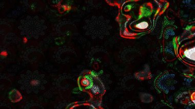 Güzel kumaş deseni. Küçük çiçekteki sevimli çiçek deseni. Raster illüstrasyonu. Güzel karalamalı çiçek deseni çiz..