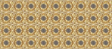 Şam, tasarım için kusursuz desen. Bej, kahverengi ve altın elementli nötr renklerde raster pürüzsüz desen.