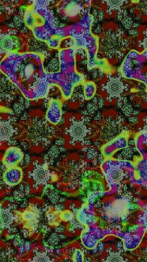 Ev dekoru. Fantezi çiçekli eskiz deseni, doğal duvar kağıdı, çiçek desenli kıvrım çizimi. Paisley el çizimi elementler.