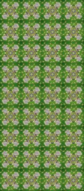 Yeşil, gri ve nötr renklerde altın tekrarlayan elementler içeren soyut bir arka plan. Kusursuz oryantal klasik altın desen.