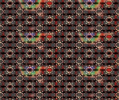 Siyah ve kahverengi renkte çiçekler. Küçük çiçekte sevimli çiçek deseni var..