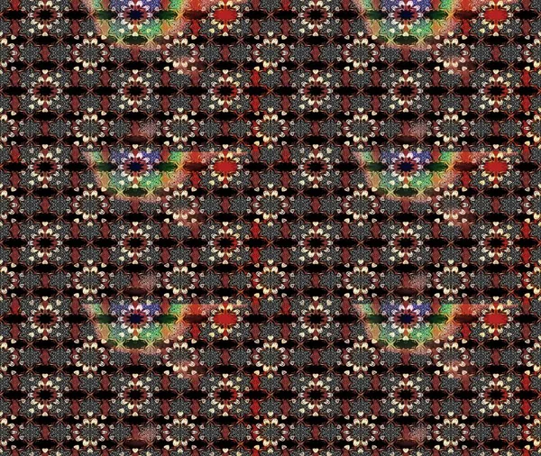 Siyah ve kahverengi renkte çiçekler. Küçük çiçekte sevimli çiçek deseni var..