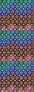 Klasik tropikal doğal elementlerin suluboya seti. Raster illüstrasyonu. Egzotik çiçekler, botanik parlak klasik mor ve mavi renkler.