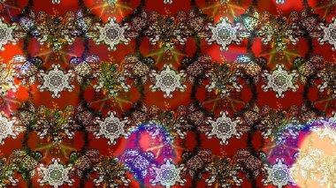 Çiçek desenli eskiz, yaz çiçekleri. Düz Çiçek Elementleri Tasarımı. Renkli Bahar Teması eskiz kalıbı. Kahverengi ve kırmızı renkte çiçekler.