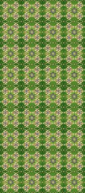 İslam tasarımı. Raster altın tekstil baskısı. Çiçek kiremitleri. Kusursuz desenli oryantal süs. Tarafsız, bej ve yeşil renklerde altın desenli altın elementler.