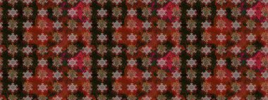 Süslü, dikişsiz, soyut çiçeklerle süslenmiş. Şekillendirilmiş çiçeklerle kusursuz desen. Çiçek deseni duvar kağıdı, şablon dolguları ve web sayfası arkaplanı için kullanılabilir.