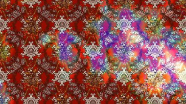 Çiçek arkaplanlı soyut zarafet eskiz deseni. Raster Güzel kumaş deseni.