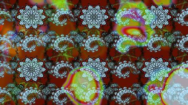 Şirin, zarif çiçekler Raster illüstrasyonu. Poster ya da kapak için arka plan. Davetiye ve kartpostal tasarımı için dekoratif çiçek unsurları. Tekstil için figür. Yapraklı çizim deseni.