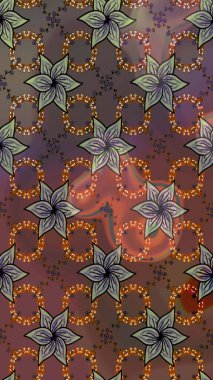 Raster kına dövme tarzı. Etnik Mandala süsleme. Kullanılabilir Tekstil, tebrik kartı, boyama kitabı, telefon durumda yazdırma için. Hint çiçek desenli madalyon desen.