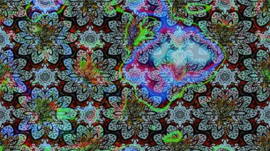 Vadinin mavi renkli çiçekleri. Raster çiçek desenleri çiziyor..