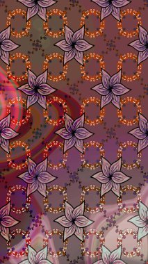 Küçük çiçekte güzel bir desen. Küçük renkli çiçekler. Çiçekli yaz çiçekleri. Robot resim. Moda baskıları için zarif bir şablon. Motley illüstrasyonu.