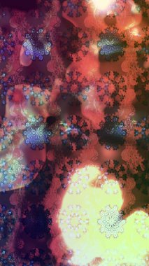 Çiçekli yaz çiçekleri. Küçük çiçekte güzel bir desen. Motley illüstrasyonu. Küçük renkli çiçekler. Robot resim. Moda baskıları için zarif bir şablon.