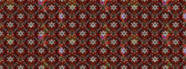 Yaz çiçekleri teması. El çizimi, soyut ve süslü elementler. Kahverengi ve kırmızı renkler. Suluboya resim taklit Raster çizimi. Klasik çiçekler..