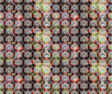 Küçük çiçekte güzel bir desen. Moda baskıları için zarif bir şablon. Motley illüstrasyonu. Çiçekli bahar çiçekleri. Küçük renkli çiçekler..