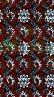 Ev dekoru. Fantezi çiçekli eskiz deseni, doğal duvar kağıdı, çiçek desenli kıvrım çizimi. Paisley el çizimi elementler.