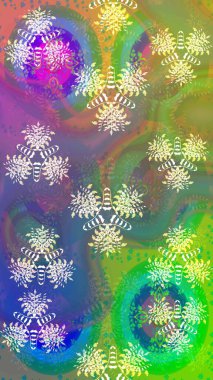 Çiçekler suluboya seamless modeli. Raster şık kumaş deseni.