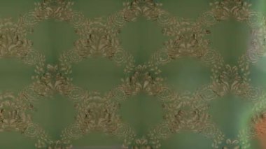 Renkli unsurlarla hareketli arka plan görüntüleri. Çiçekler. Eski model. Bayrak tarzı. Video kaydı. Şablon. Döngü. Kusursuz..