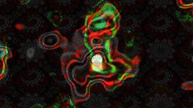 Küçük çiçekte güzel bir çiçek deseni var. Raster deseni. Çiçekli çiçek deseni, suluboya..