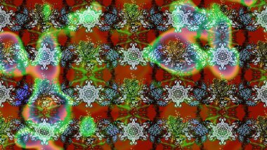 Renkli Yaz Temalı eskiz kalıbı. Raster Illustrasyon 'daki Çiçek Deseni' nin son moda çizimi. Güzel kumaş deseni. Düz Çiçek Elementleri Tasarımı.