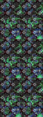 Gri ve siyah renkli çiçekler. Çiçekli karalama şeklinde Raster çiçek deseni. Nazik, narin çiçek arkaplanı.