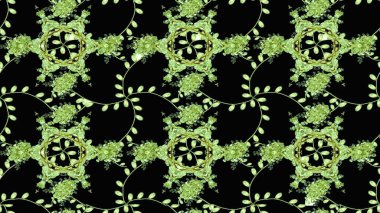 Şirin karalamalı çiçek desenli çizim. Eskiz tarzı siyah renkler. Raster illüstrasyonu. El yapımı çiçek ve bitki koleksiyonu. Raster illüstrasyonu.