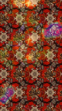 Yumuşak fayans. Raster 'ın taze dokusu. Klasik çiçek desenli. Paketleme, tekstil, duvar kâğıdı için çiçek eskizi. Yumuşak pamuk tasarımı.