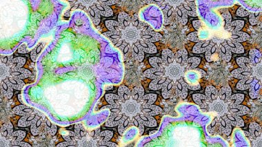 Renkli Bahar Teması eskiz kalıbı. Raster illüstrasyonundaki çiçek desenli çizim. Düz Çiçek Elementleri Tasarımı. Gri ve nötr renkte çiçekler.