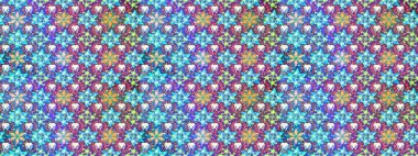 Çiçek arkaplan. Çiçek kolajı. - Mavi çiçekler. Çiçek kompozisyonu. Raster deseni. Küçük çiçekte güzel bir desen var. Doğa.