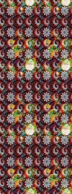 Çiçekli bahar çiçekleri. Küçük renkli çiçekler. Moda baskıları için zarif bir şablon. Küçük çiçekte güzel bir desen. Motley illüstrasyonu.