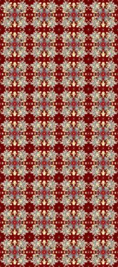 Düz elle çizilmiş klasik koleksiyon. Raster altın pürüzsüz desen. Kırmızı, bej ve gri renklerdeki altın desenli altın elementler. Arkaplan, kumaş, altın duvar kağıdı.