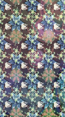 Taslak dekoratif arka plan, çiçek mandala. Çiçek. Raster illüstrasyonu. Gri renklerde.