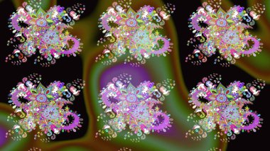 Gömlek baskısı için çiçek boyası. Siyah renkli çiçekler. Çiçek eskiz kalıbı geçmişi.