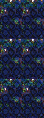 Zentangle soyut çiçekleri. Renkli Bahar Teması eskiz kalıbı. Karalama çiçeği. Güzel kumaş deseni. Düz Çiçek Elementleri Tasarımı. Raster illüstrasyonu.