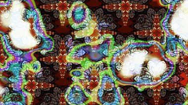 Suluboya, elle çizilmiş. Eskiz arkaplan modeli. Raster illüstrasyonu. Kahverengi ve nötr renklerde yaprakları olan yabani çiçekler.