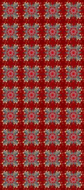 Raster altın desen. Doğulu stili, altın elementlerle kırmızı, gri ve kahverengi renklerde altın desenli arabesk yapar. Kusursuz kıvırcık saçlar..