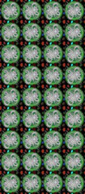 Yeşil ve siyah renklerde altın element. Çizgi sanatı tasarım şablonu için kusursuz sınır. Altın desenli çiçek dekoru. Davetiyeler, kartlar, web sayfası için Raster illüstrasyon. Doğu tarzı ögesi.